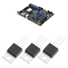 Be In Your Mind 10pcs IRLB8721 MOSFET Transistor N-canal ESD Évalué TO-220 62A 30V 3Pin Puissance de Redresseur International po