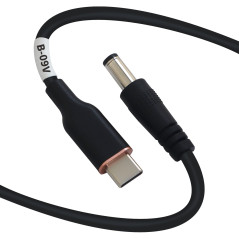 DSD TECH MagicConn SH-CP09B Câble d'alimentation USB Type C PD vers DC(55x21)-9V