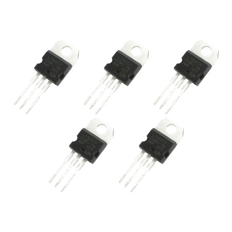 Kit de 5 régulateurs de tension négative -12V 1.5A 7912 L7912 L7912CV LM7912 LM7912CV TO-220