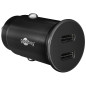 goobay Chargeur de Voiture Double Port USB USB-C Allume-Cigare Power Delivery 12V / 24V Adaptateur Mini USB Chargeur de Voiture goobay Chargeur de Voiture Double Port USB USB-C Allume-Cigare Power Delivery 12V / 24V Adaptateur Mini USB Chargeur de Voiture