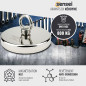 SENSEI® Aimant en Néodyme Puissant avec Anneau Écrou – Ø 136 mm, Force d'Attraction 800 kg – Grand et Très Puissant Aimant pour SENSEI® Aimant en Néodyme Puissant avec Anneau Écrou – Ø 136 mm, Force d'Attraction 800 kg – Grand et Très Puissant Aimant pour