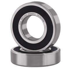XiKe 2 Pièces 6207-2RS Roulement à Billes à Double Étanchéité 35x72x17mm Acier au chrome et Pré-lubrifié, 6207RS Roulements à bi