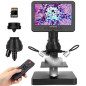 Andonstar AD246S-P Microscope numérique HDMI avec écran de 7'', Enregistrement vidéo UHD 4000x 3 objectifs 2160P, kit Microscope Andonstar AD246S-P Microscope numérique HDMI avec écran de 7'', Enregistrement vidéo UHD 4000x 3 objectifs 2160P, kit Microscope