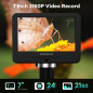 Andonstar AD246S-P Microscope numérique HDMI avec écran de 7'', Enregistrement vidéo UHD 4000x 3 objectifs 2160P, kit Microscope Andonstar AD246S-P Microscope numérique HDMI avec écran de 7'', Enregistrement vidéo UHD 4000x 3 objectifs 2160P, kit Microscope