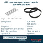 Turmberg3D GT2 courroie synchrone/dentée 2GT-10 Largeur: 10mm - Longueur: 506mm - 2 pièces - Cordon de tension en fibre (506mm) Turmberg3D GT2 courroie synchrone/dentée 2GT-10 Largeur: 10mm - Longueur: 506mm - 2 pièces - Cordon de tension en fibre (506mm)