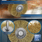 S&R Brosses Métallique pour Perceuse Visseuse à nettoyer Bois Métal Peinture Vernis - queue 8 mm lisse S&R Brosses Métallique pour Perceuse Visseuse à nettoyer Bois Métal Peinture Vernis - queue 8 mm lisse