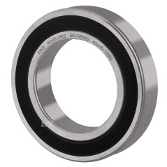XiKe Roulements à billes 6008-2RS 40x68x15mm - Acier 100Cr6 - Double Joint en Caoutchouc - Pré-lubrifié - Lot de 4.
