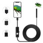 QiCheng&LYS Endoscope USB Android 2.0 CMOS HD 2 en 1 Endoscope étanche pour Smartphone (5m) QiCheng&LYS Endoscope USB Android 2.0 CMOS HD 2 en 1 Endoscope étanche pour Smartphone (5m)
