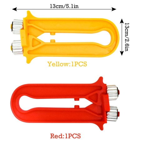 GIAK Apiculture Abeille Fil Tendeur De Câble Pince à Sertir 2 Pcs Fil Tendeur Sertisseur Pince Matériel Apicole pour Cadre de Ru