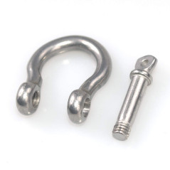 5pcs M10 La manille d'anneau d'arc de D ferme à clef l'acier inoxydable 304 pour le gréement résistant, transportant, manilles d