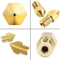 25 Pièces MK8 Extrudeuse Buses d'imprimante 3D Tete Impression Avec Boîte de Rangement en Métal Gratuite pour Makerbot Creality 25 Pièces MK8 Extrudeuse Buses d'imprimante 3D Tete Impression Avec Boîte de Rangement en Métal Gratuite pour Makerbot Creality
