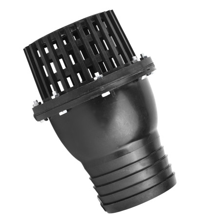 Clapet de pied pompe à eau, anti retour plat basse pression PVC noir pour machine à fluide