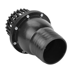 Clapet de pied pompe à eau, anti retour plat basse pression PVC noir pour machine à fluide