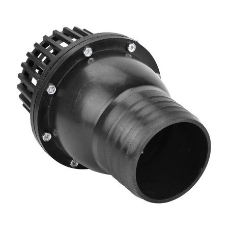 Clapet de pied pompe à eau, anti retour plat basse pression PVC noir pour machine à fluide