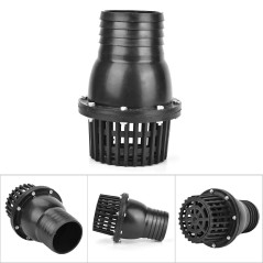 Clapet de pied pompe à eau, anti retour plat basse pression PVC noir pour machine à fluide