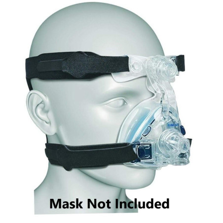 Harnais Universel Pour Les Masques CPAP - Remplace Le Sangle De Masque Resmed & Respironics - Connexion À 4 Points Compatible Av