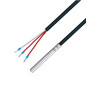 iOVEO 035HP01310 - PT100 - Sonde de température 3 conducteurs avec câble en PVC jusqu'à 105 °C, 10 mètres iOVEO 035HP01310 - PT100 - Sonde de température 3 conducteurs avec câble en PVC jusqu'à 105 °C, 10 mètres