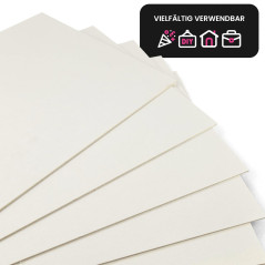 Netuno 20 feuilles de feutre de bière A4 210x 297 mm 1 mm (430g) carton à bière idéal pour sous-bocks dessous de verre passe-par