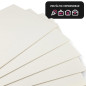 Netuno 20 feuilles de feutre de bière A4 210x 297 mm 1 mm (430g) carton à bière idéal pour sous-bocks dessous de verre passe-par Netuno 20 feuilles de feutre de bière A4 210x 297 mm 1 mm (430g) carton à bière idéal pour sous-bocks dessous de verre passe-par