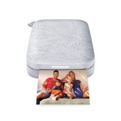 HP Sprocket Imprimante Photo instantanée Portable, Blanc, 2 x 3