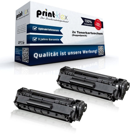 2 x Cartouches de toner alternative pour Canon LBP-2900 LBP 3000 lbp2900 lbp3000 EP703 Noir XXL Noir – Color Business Serie