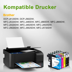 Koala 20-Pack LC223 XL Multipack Compatible Cartouche d’Encre Replacement pour Brother LC-223 XL pour DCP-J4120DW DCP-J562DW MFC