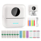 GuKKK Imprimante Photo Portable, Mini Instantané sans Fil, Thermique BT Mobile pour Liste d'étiquettes, Reçu, Mémos GuKKK Imprimante Photo Portable, Mini Instantané sans Fil, Thermique BT Mobile pour Liste d'étiquettes, Reçu, Mémos