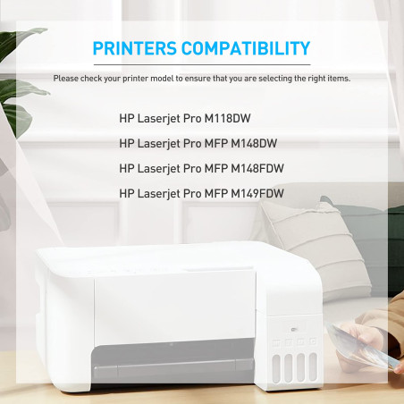 BAISINE M118dw Toner Compatible pour HP 94X CF294X Toner pour HP LaserJet Pro M118dw, LaserJet Pro MFP M148 M148dw M148fdw 2800 