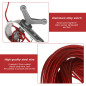 Tendeur Bache Piscine, SPRHR Tendeur Cable, Corde ce Tension pour Couvertures de Piscine, Diamètre 2mm, Longueur 30.5m, pour Séc Tendeur Bache Piscine, SPRHR Tendeur Cable, Corde ce Tension pour Couvertures de Piscine, Diamètre 2mm, Longueur 30.5m, pour Séc