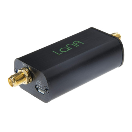Lana - Module d'Amplificateur à Très Faible Bruit (LNA) pour Radio RF et Logiciel (SDR) avec Boîtier et Accessoires. Capacité de