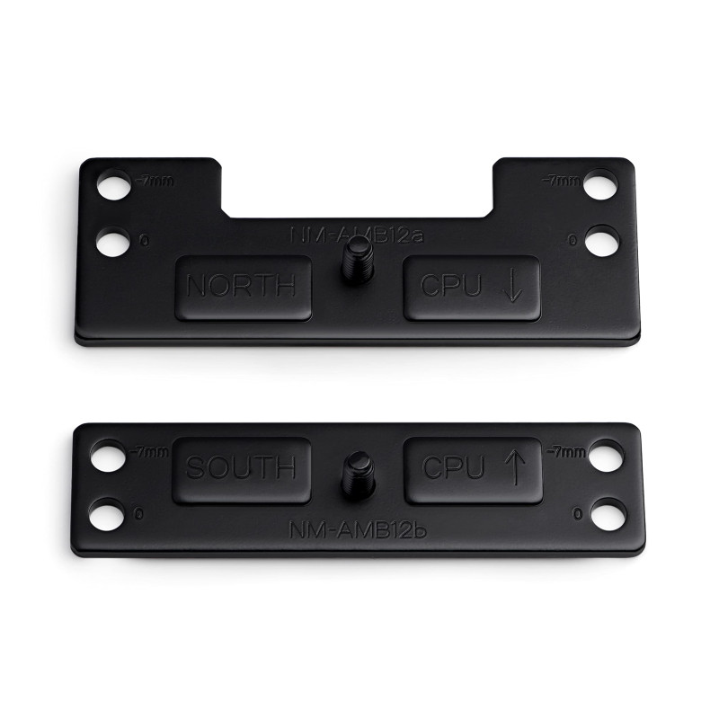 Noctua NM-AMB12 chromax.Black, Barres de Fixation avec Déport pour AMD AM5 avec Amélioration des Performances de Refroidissement Noctua NM-AMB12 chromax.Black, Barres de Fixation avec Déport pour AMD AM5 avec Amélioration des Performances de Refroidissement