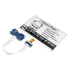 Waveshare 7.5 inch E-Paper Display Hat V2 for Home Assistant & ESPHome Projects 800x480 3.3v/5v E-Ink Electronic Screen with Emb