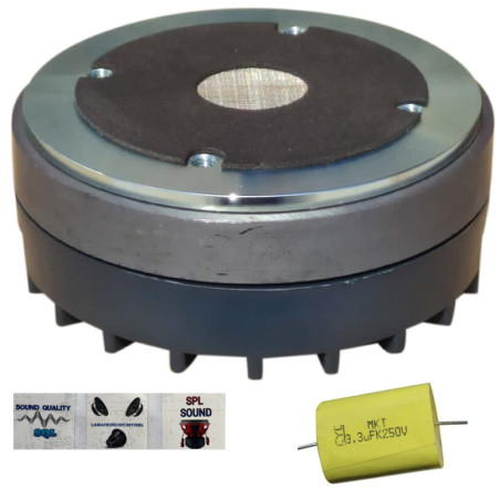 1 MASTER AUDIO DR7P DR 7P driver compression 200 watts rms 400 watts diamètre max de la gorge 2,50 cm pour klaxons party maison 