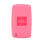 BROVACS Coque de protection en silicone compatible avec Peugeot Citroën CV4302 à 2 boutons Rose