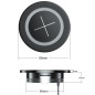 Chargeur sans Fil Qi pour Les Meubles Chargeur Induction encastrable compatibles Qi avec Un diamètre de 60mm 2.36 "Trou d'insert Chargeur sans Fil Qi pour Les Meubles Chargeur Induction encastrable compatibles Qi avec Un diamètre de 60mm 2.36 "Trou d'insert