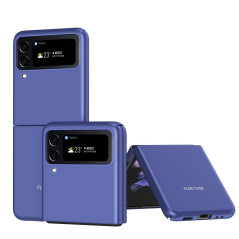 BoerHang Coque pour Samsung Galaxy Z Flip 4, Slim, PC Foldable Phone Case, Housse Résistante aux Chocs et Aux Rayures.(Bleu)