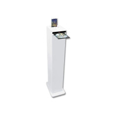 INOVALLEY HP32-CD-W Tour de Son Bluetooth - Lecteur CD - Blanc