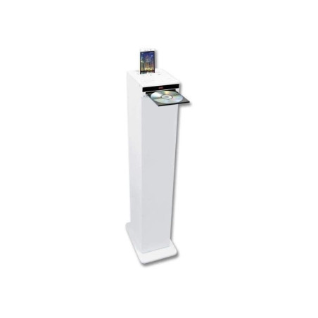 INOVALLEY HP32-CD-W Tour de Son Bluetooth - Lecteur CD - Blanc