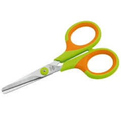 Wedo 77951, Ciseaux de bricolage ronds pour Gauchers - Ciseaux d'enfants Soft-Kid