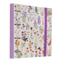 Grupo Erik - Classeur A4 4 Anneaux - Botanical Wild Flowers, Classeur Rigide 4 Anneaux, Format 27 x 32 cm, Fournitures Scolaire,