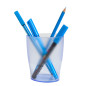 Exacompta - Réf. 67610D - Carton de 10 Pots à crayons ECOPEN - dimensions 6x8x9,5 cm - couleur bleu glacé translucide - Pour sto Exacompta - Réf. 67610D - Carton de 10 Pots à crayons ECOPEN - dimensions 6x8x9,5 cm - couleur bleu glacé translucide - Pour sto