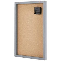 Bi-Office Tableau magnétique effaçable à sec avec Horloge/Planificateur Hebdomadaire 30 x 45 cm Gris