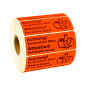 Prolac Étiquettes d'expédition - Attention ! Marchandise périssable - Étiquettes autocollantes avec forte adhérence dans un form Prolac Étiquettes d'expédition - Attention ! Marchandise périssable - Étiquettes autocollantes avec forte adhérence dans un form