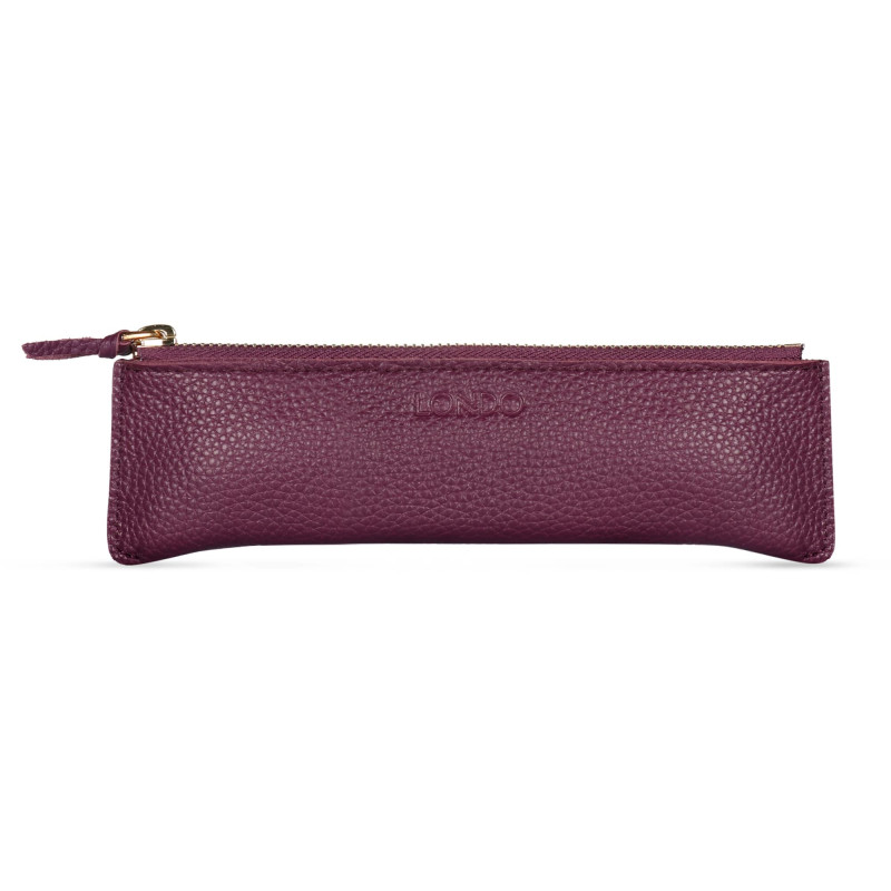 Londo Trousse en Cuir Véritable avec Fermeture Éclair – Étui à Crayons Élégant, Pochette Multifonction pour Bureau, Voyage & Quo Londo Trousse en Cuir Véritable avec Fermeture Éclair – Étui à Crayons Élégant, Pochette Multifonction pour Bureau, Voyage & Quo