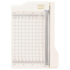 Vaessen Creative Mini Massicot Trim Easy, 10 x 15 cm, Machine pour Couper Cartonné, Papier Mousse, Feuilles de Liège et Autres M