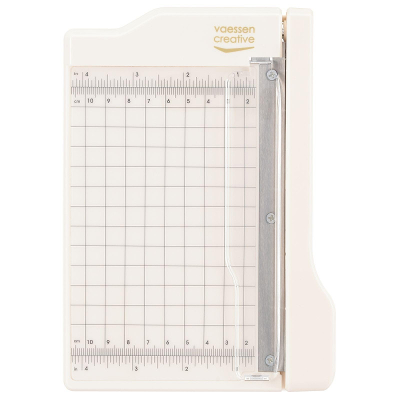 Vaessen Creative Mini Massicot Trim Easy, 10 x 15 cm, Machine pour Couper Cartonné, Papier Mousse, Feuilles de Liège et Autres M Vaessen Creative Mini Massicot Trim Easy, 10 x 15 cm, Machine pour Couper Cartonné, Papier Mousse, Feuilles de Liège et Autres M