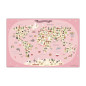coveryourdesk Sous-main effaçable pour enfants - Carte du monde rose avec animaux - 60 x 40 cm - En vinyle de - Fabriqué en Alle coveryourdesk Sous-main effaçable pour enfants - Carte du monde rose avec animaux - 60 x 40 cm - En vinyle de - Fabriqué en Alle