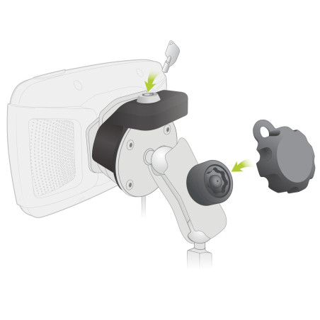 TomTom Rider Solution Anti-Vol pour tous les Modèles de GPS TomTom Rider pour Motos (voir la liste de compatibilité ci-dessous)