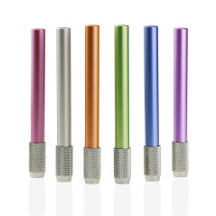 YOUSHARES Aluminium Assortiment Crayon Couleurs Allongement-Porte-crayon Prolongateur pour Crayons de Couleur dans la Taille Rég