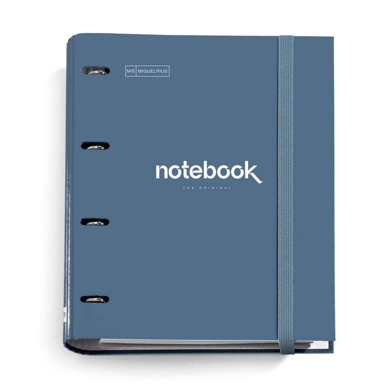 Miquelrius - Classeur A4 à 4 Anneaux + Recharge 100 Feuilles A4, Petits carreaux 5 mm, Papier 90 g/m², Fermeture Caoutchouc, Fou Miquelrius - Classeur A4 à 4 Anneaux + Recharge 100 Feuilles A4, Petits carreaux 5 mm, Papier 90 g/m², Fermeture Caoutchouc, Fou